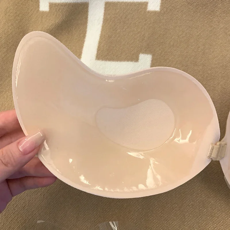 Cubierta de silicona reutilizable para pezones, autoadhesiva, Invisible, Push Up, sujetador, pegatinas, pecho de Mango, sujetadores sin tirantes, ropa interior para mujer