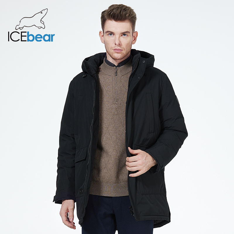 Icebear-暖かい防風コート,冬の衣類用の厚いパーカーmwd3239i,2023