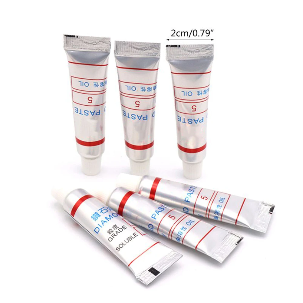 Diamond Abrasive Paste 320-10000 Grit Glass Metal Grinding Lapping Paste Oily Buffing Polishing Paste Buffing Tools