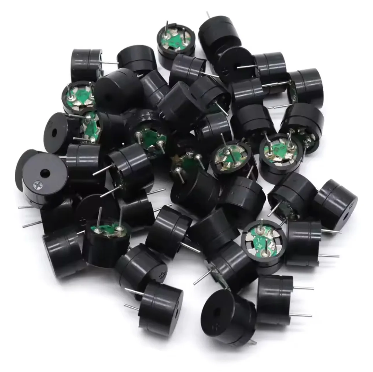 10 Uds 12MM * 8,5 MM 12085 zumbador pasivo 42R resistencia 3V 5V 9V 12V en uso común Mini Kit de zumbador piezoeléctrico, para Arduino