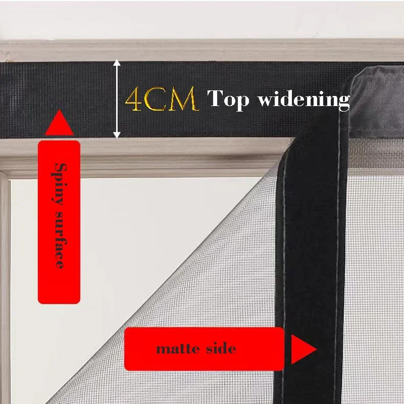 Mosquito proof curtain, high-end magnetic screen door, encrypted household bedroom partition, customized screen window in summer