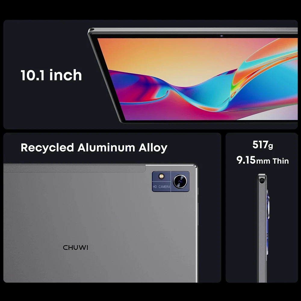Планшет CHUWI Hi10 XPro, 4 ГБ ОЗУ, 128 ГБ ПЗУ, Unisoc T606, восьмиядерный процессор, 10,1 дюйма, FHD, IPS, 7000 мАч, аккумулятор, 4G LTE, Android 13 Pad
