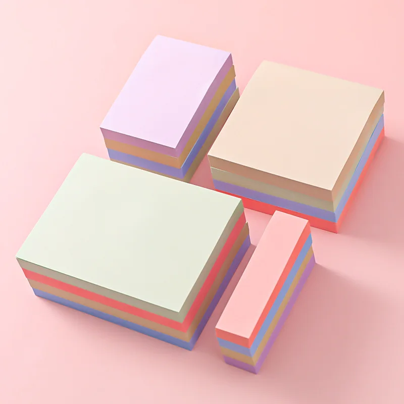 100 Tờ/Bộ Morandi Giấy Dán Ghi Chú Miếng Lót Văn Phòng Phẩm Giấy Dán Ghi Nhớ Đăng Nó Lên Notepad Laptop Trường Văn Phòng Phụ Kiện