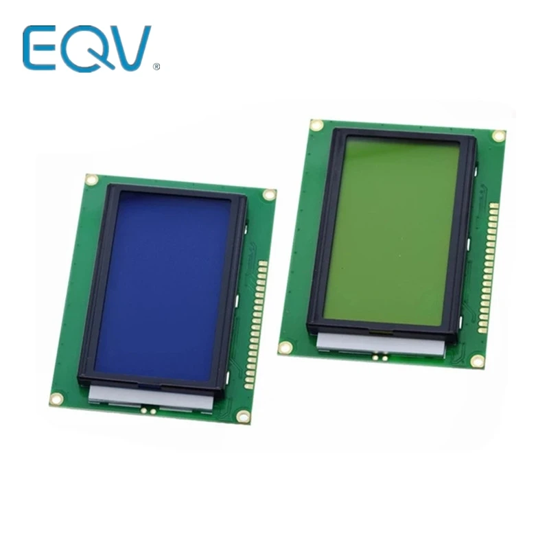 12864 LCD 5V 128*64 puntos pantalla azul/verde con retroiluminación ST7920 puerto paralelo LCD12864 para arduino