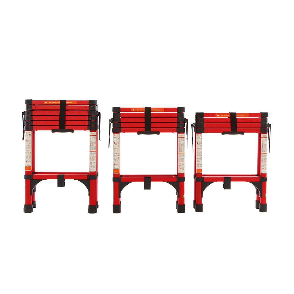 Aluminium telescopische ladder scharnier trapladder meter Max. zilverkleurige functie Vouwmateriaal Oorsprongstype combinatie