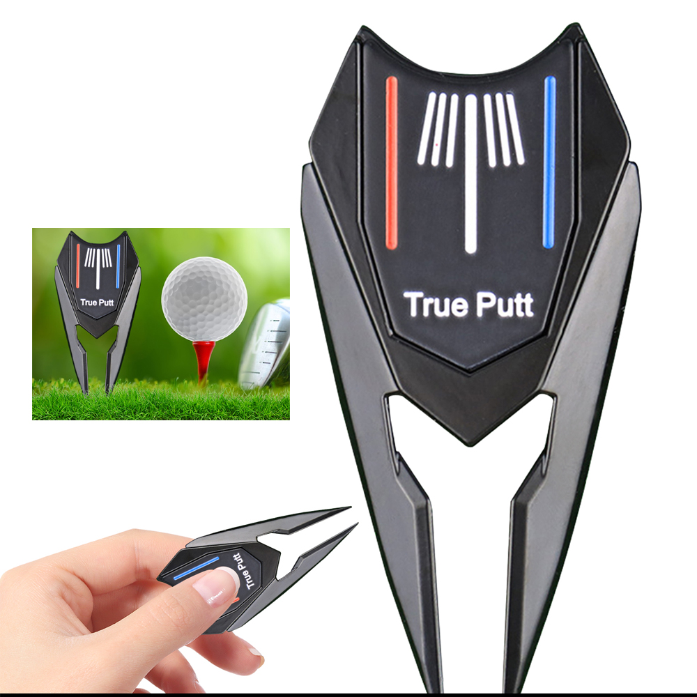 磁気3ラインメイキングボールマーカー付きゴルフディボット修理料素敵なギフト