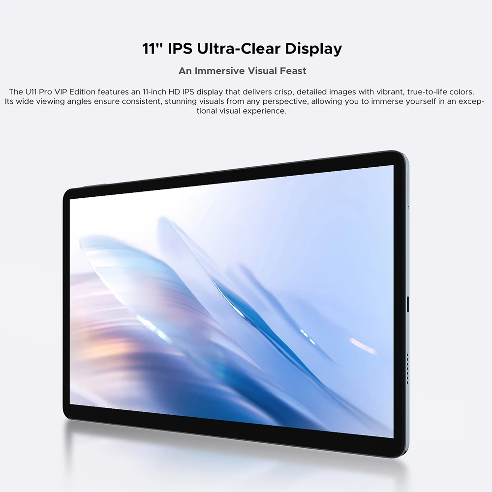 DOOGEE U11 Pro Android 15 Tablet 30GB(6+24) 256GB 11" HD 90Hz Display 8580mAh Battery Unisoc T7200 octa-core Widevine L1