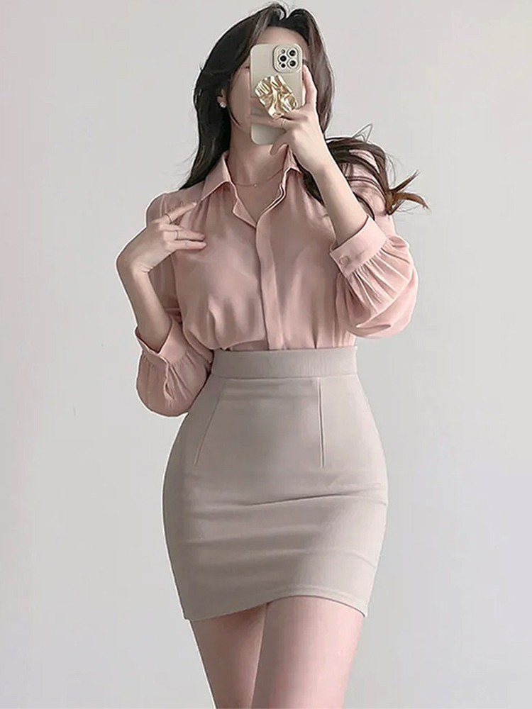 エレガントなホワイトプロフェッショナルハイウエストボディコンスカートショート韓国スタイルジッパースプライス生地ナイロンスパンデックスブレンドH字型ショートスカート