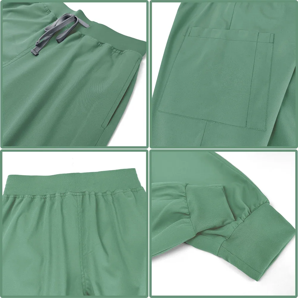 ขายส่ง Jogger ชุดหมอพยาบาลขัดชุดโรงพยาบาลผ่าตัดทางการแพทย์เครื่องแบบ Multicolor ผู้หญิงสวมชุดขัด Doctor Uniform