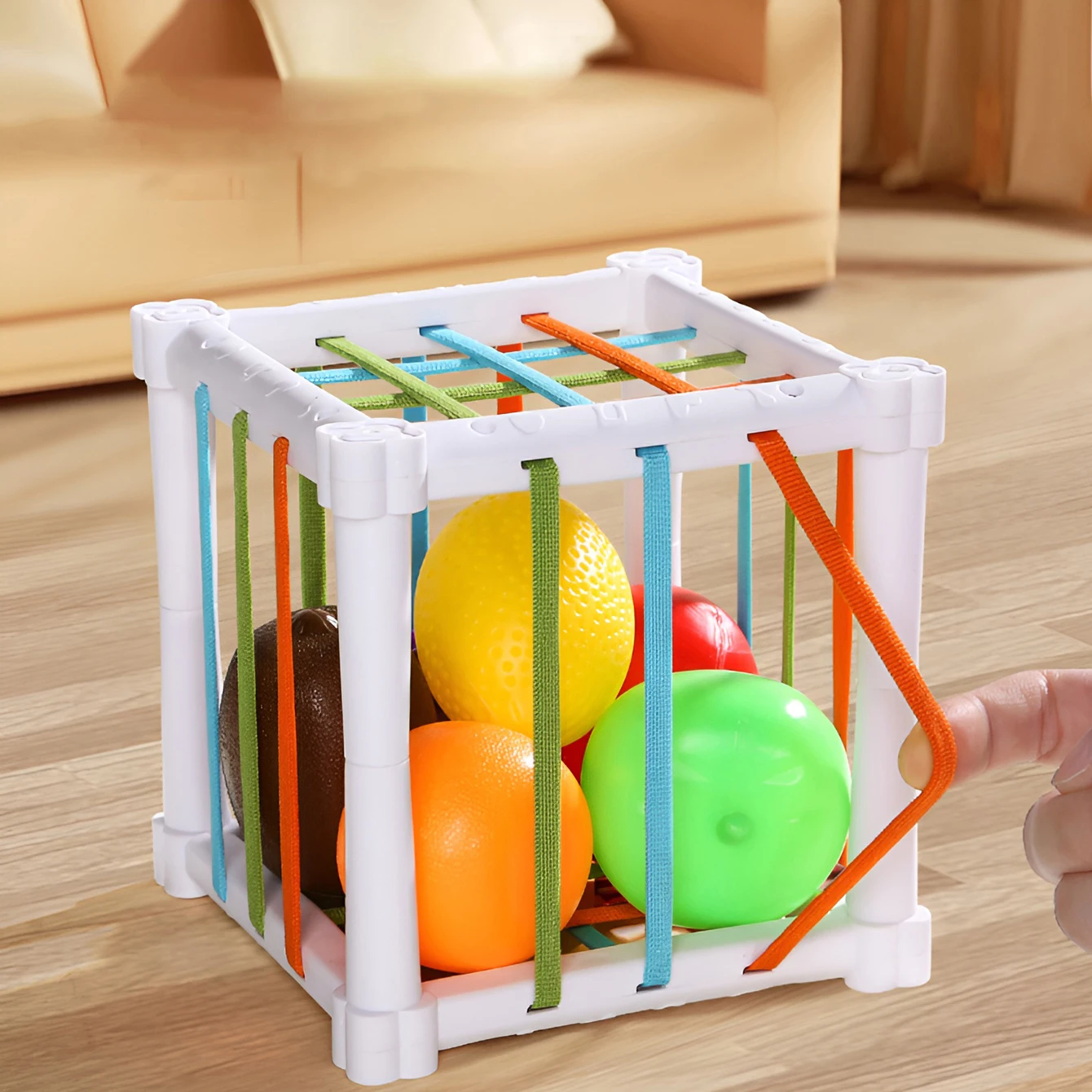Fruit Cecele Shape Color Color Fruit Cognition Rainbow Cecele interactive game toy