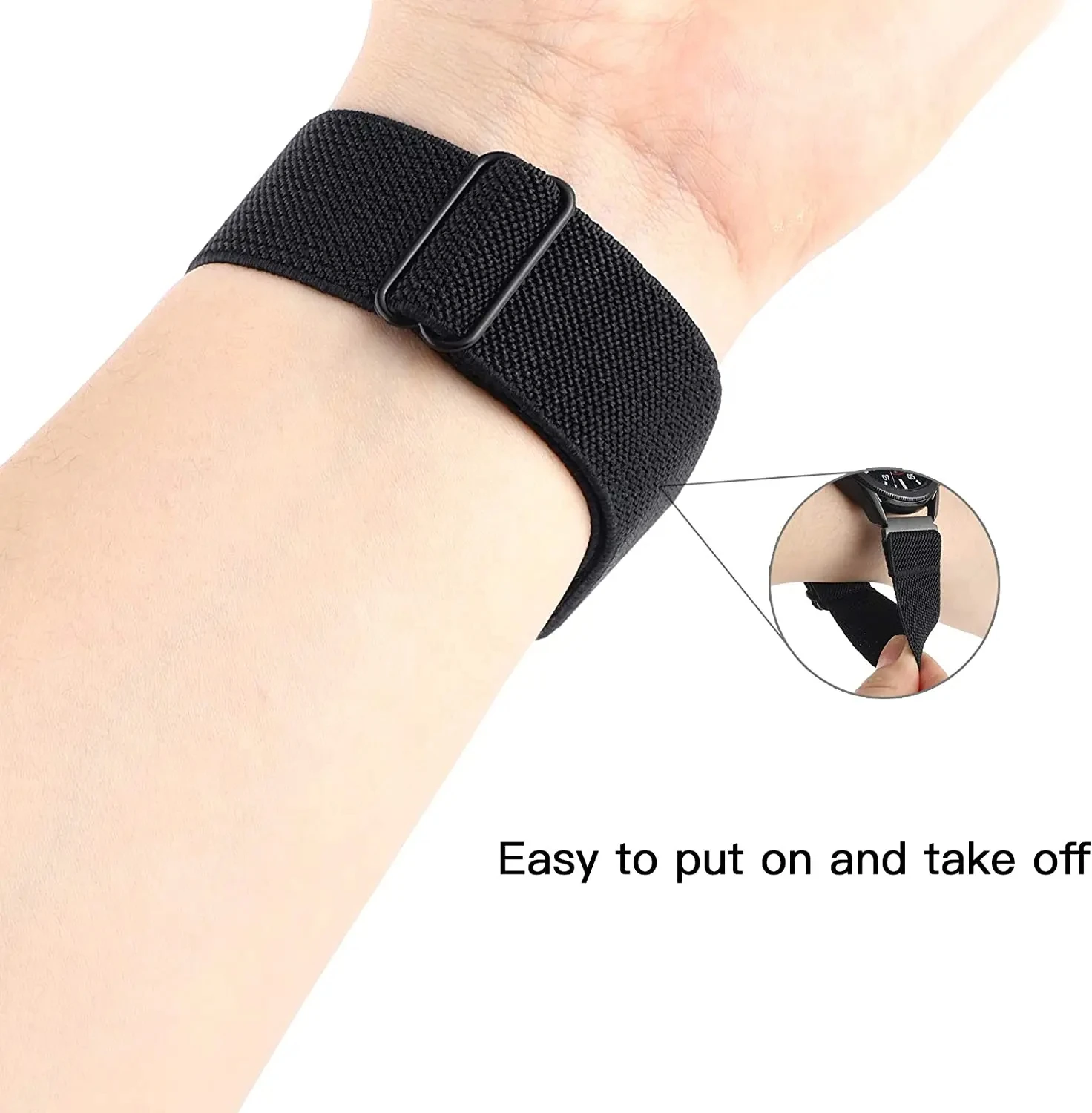 Nueva correa de nailon elástico para Redmi Watch 5 Active/Lite mujeres hombres deportes Solo trenzado correa de reloj Loop para Redmi Watch 3Active/Lite