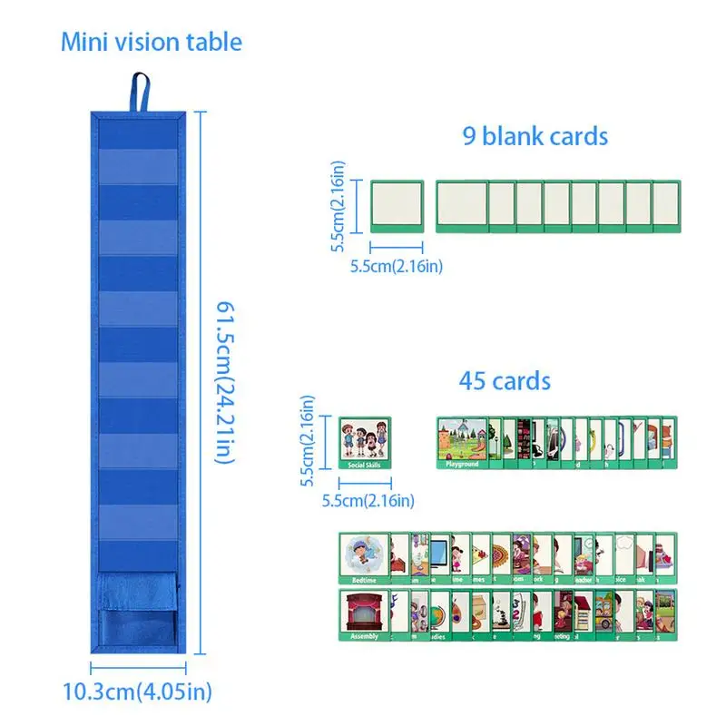 Kids Visual Schedule Daily Routine Cards Home Chore Chart buone abitudini giochi di allenamento programma di viaggio tabella tascabile programma