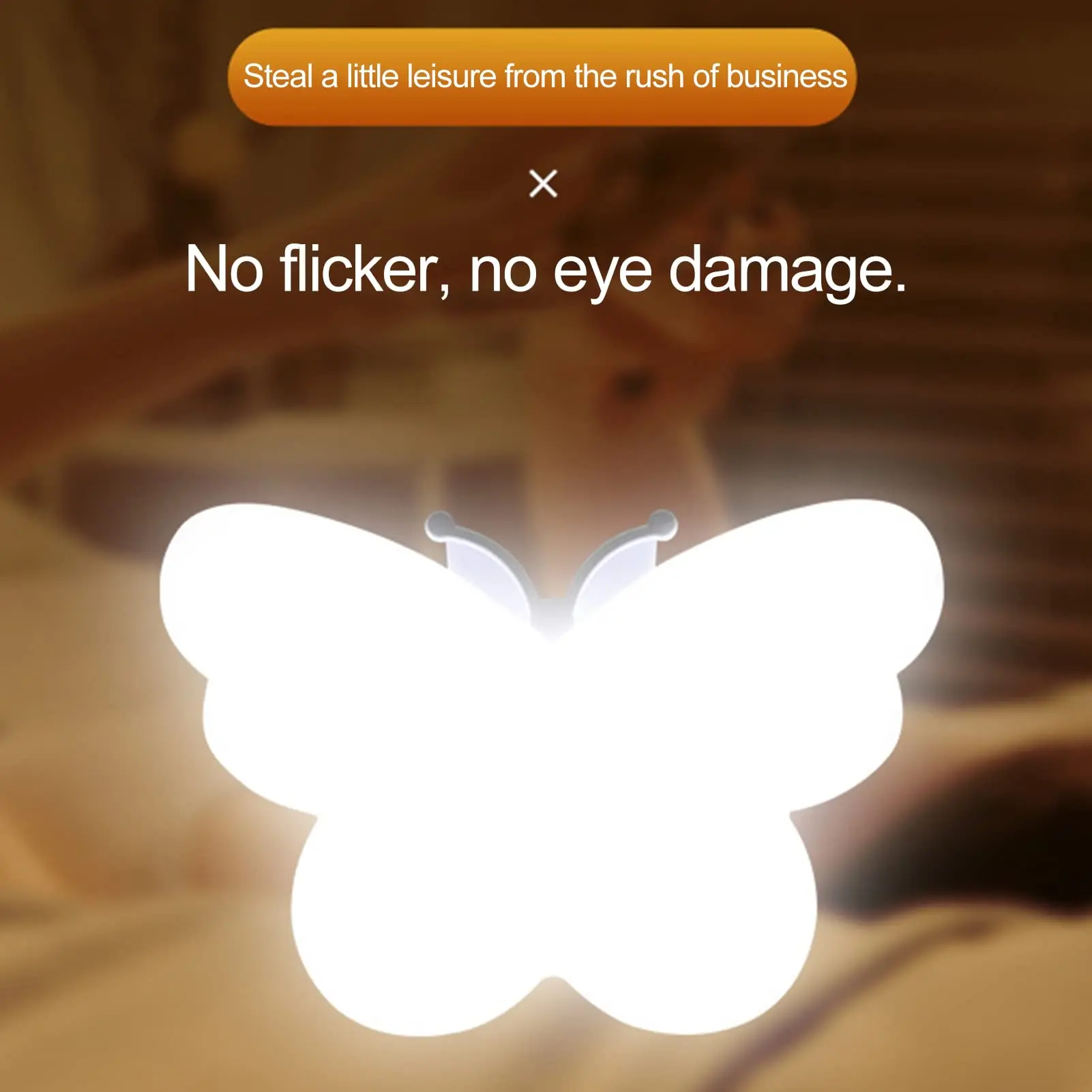 Butterfly Night Light Plug Into Wall Auto Dusk to Dawn Smart Sensor Night Light for Living Room Bedroom Bathroom Kids 220V EU