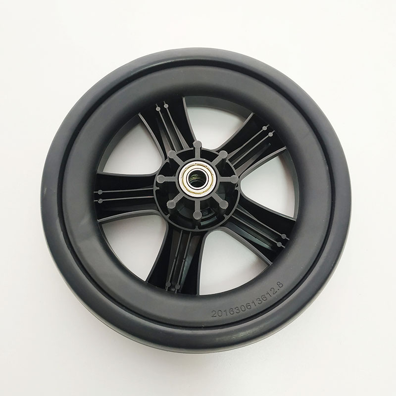 Rueda de cochecito de 20CM, parte trasera Universal, tamaño exterior de 8 pulgadas, rueda trasera para cochecito con rodamientos 6900ZZ, accesorios para bebé