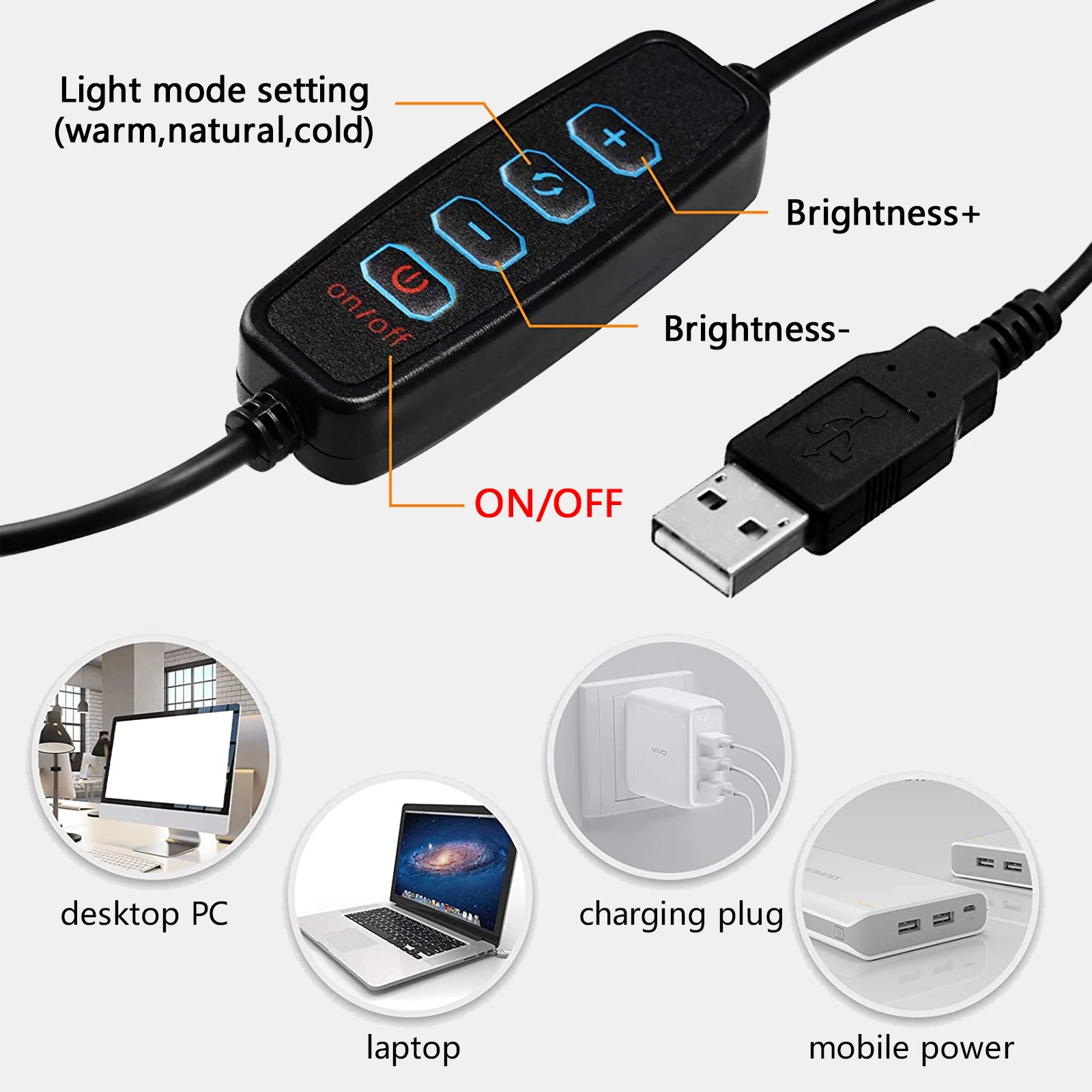 10 "26 cm LED Selfie anneau lumière photographie vidéo lumière RingLight support de téléphone trépied lumière de remplissage lampe à intensité variable Trepied Streaming