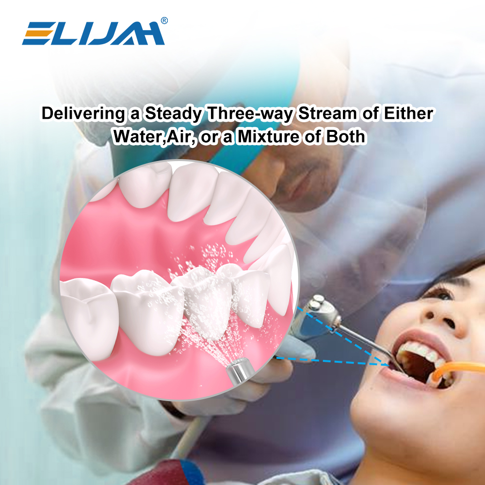 10 stks Rvs Dental Air Triple Spuit 3 Way Dental Air Waternevel Spuit Nozzles Tips Voor Tanden Whitening