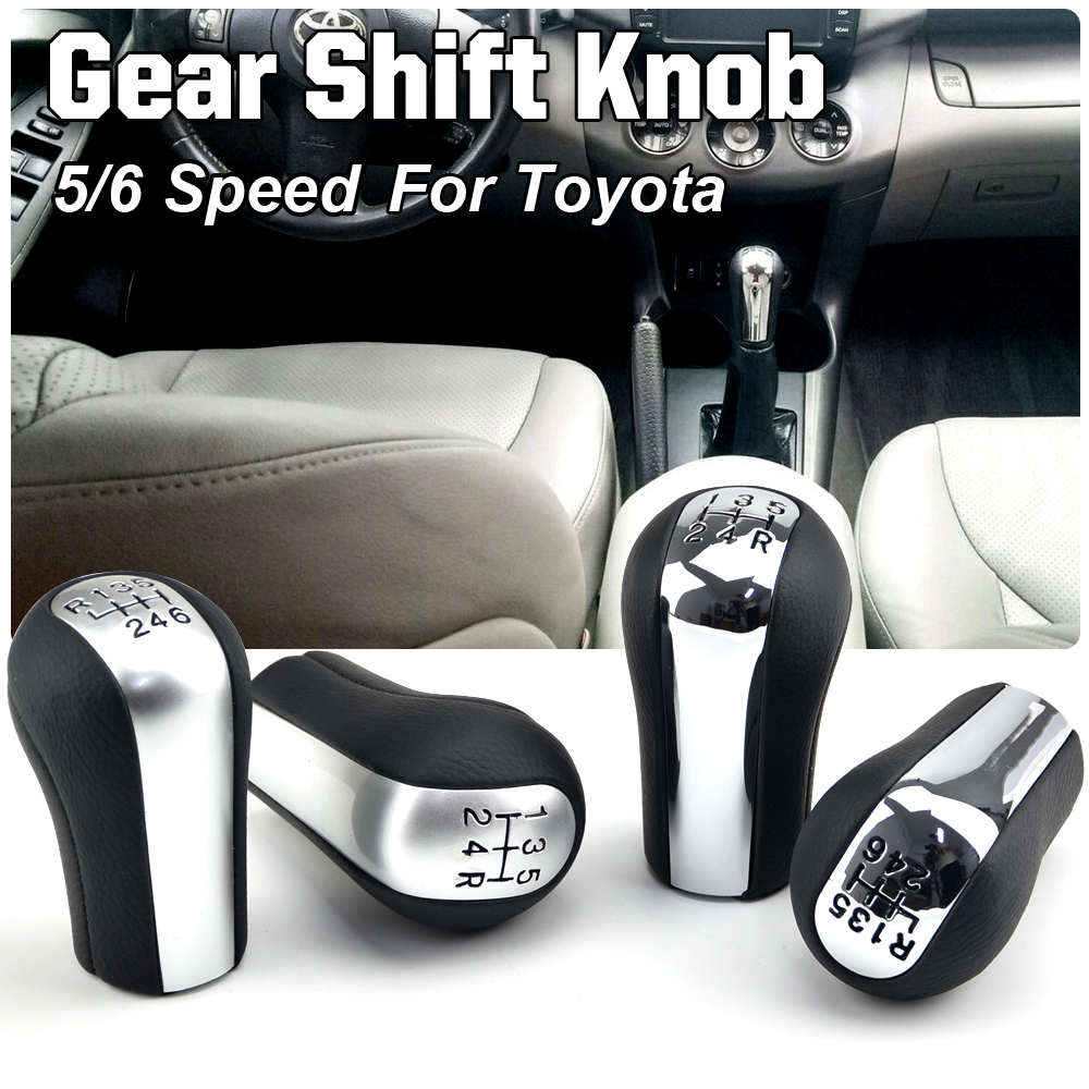 5 / 6 Speed Gear Stick Shift Knob For Verso 02-09 Corolla 92-09 RAV4 1994-2000 AVENSIS 97-08 YARIS / VITZ 99-05 AYGO 2005-2014