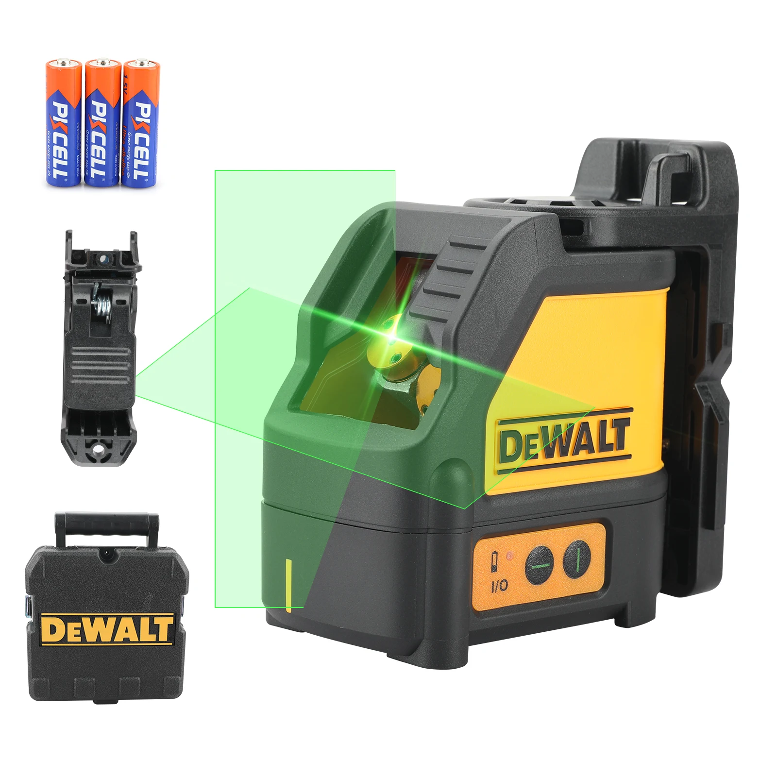 Dewalt dw088cg laserlevel com case30m auto-nivelamento linha cruzada verde linha cruzada laser horizontal vertical nível de laser 2 linhas