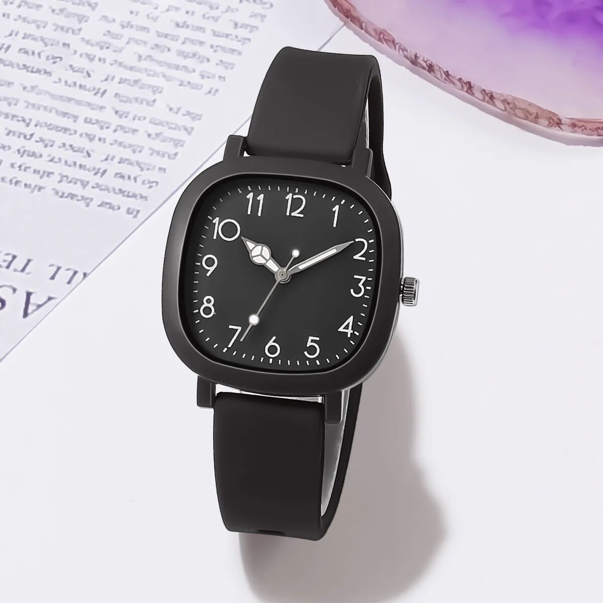 Orologio da polso al quarzo di nuova moda Orologi da donna di marca originali Semplicità Bracciale causale da donna Cinturino in silicone Orologio al quarzo regalo