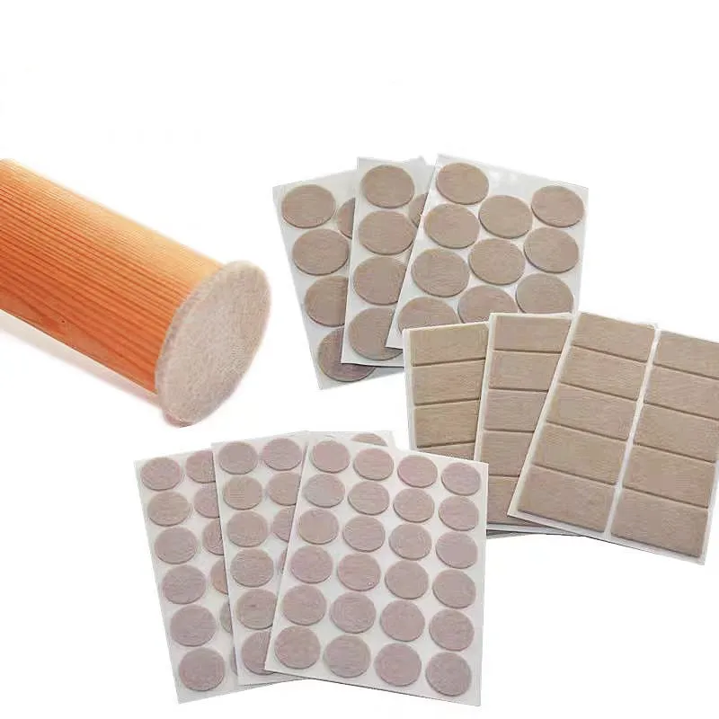 3-72Pcs Felt เก้าอี้ขาแผ่นหนา 3 มม.ชั้น Scratch Protector MAT Mute Non-SLIP Self กาว DIY เฟอร์นิเจอร์อุปกรณ์เสริม