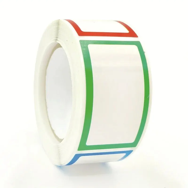 250枚 防水空白ステッカー 自己粘着式 各種取り外し可能なラベルステッカー 名札 ボトル ファイル オフィス 学校用品