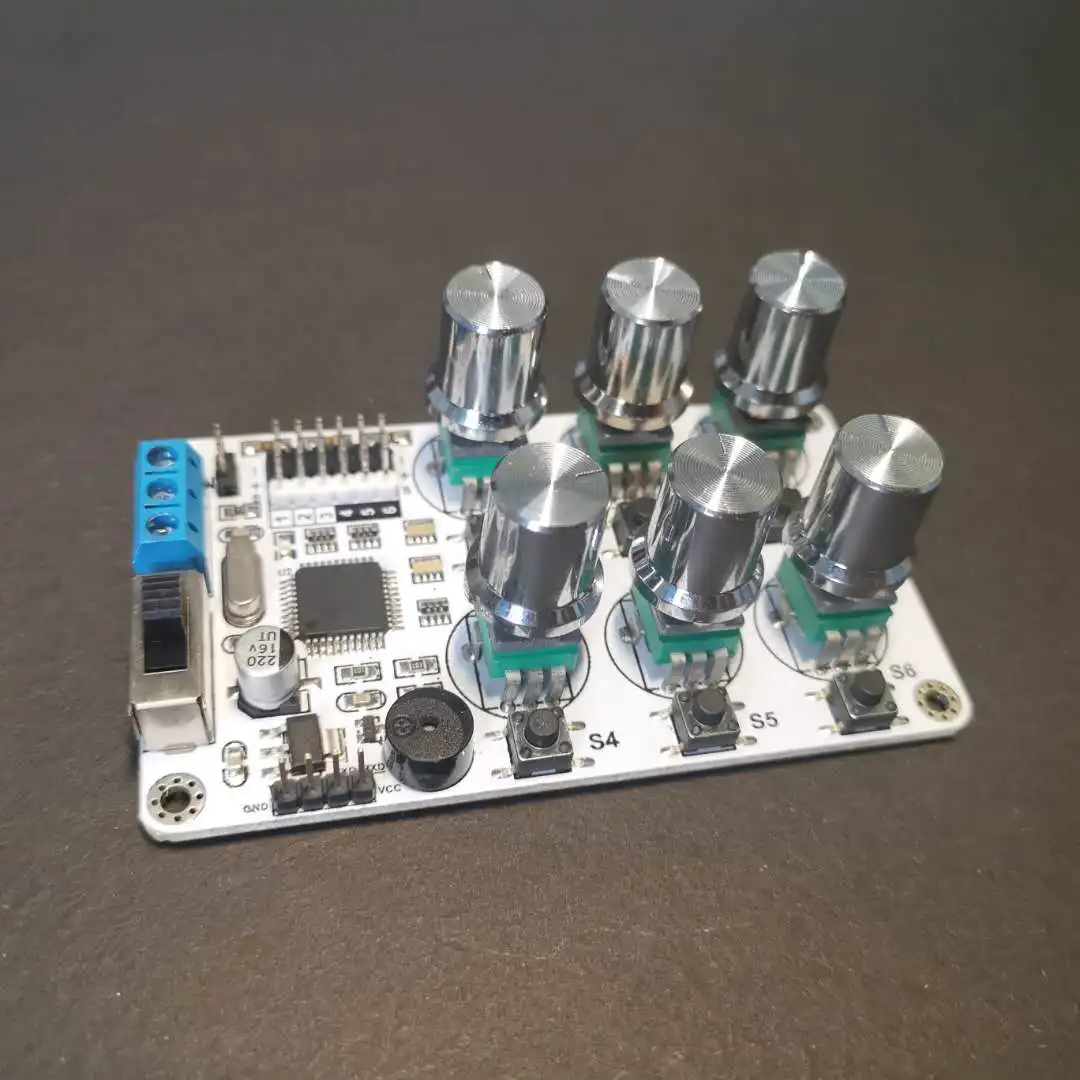 Servocontrolador de perilla rotativa de 6/8 canales, controlador PWN de 6/8 canales, protección contra sobrecorriente, probador de Servo para Arduino, tablero de brazo de Robot DIY