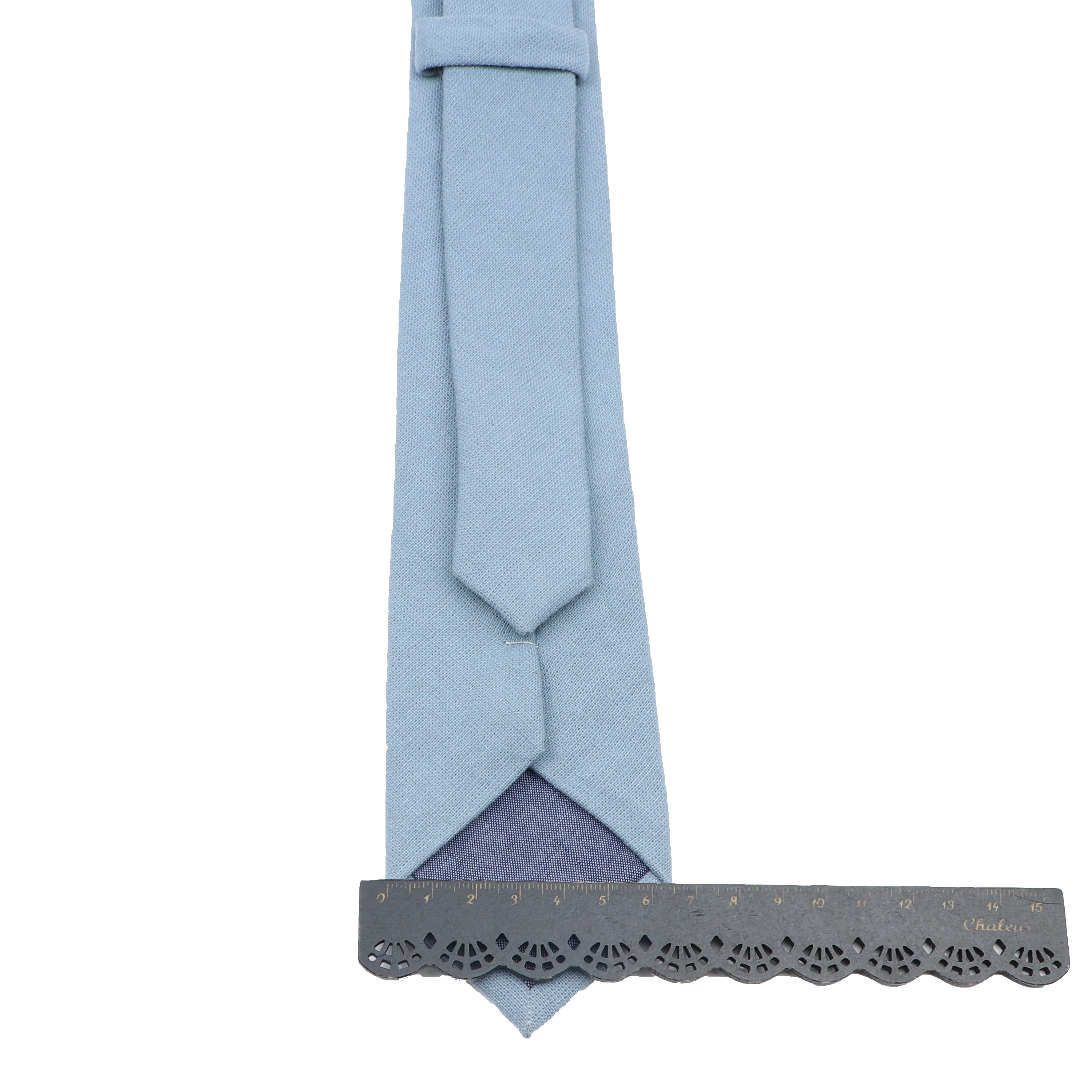 Галстук Свадебный х/б однотонный, синий, розовый, желтый