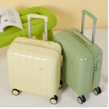 Подарочный чемодан, 18-дюймовый женский маленький легкий ручной чемодан, универсальный бесшумный чемодан с паролем на колесах, роликовые перила, багаж