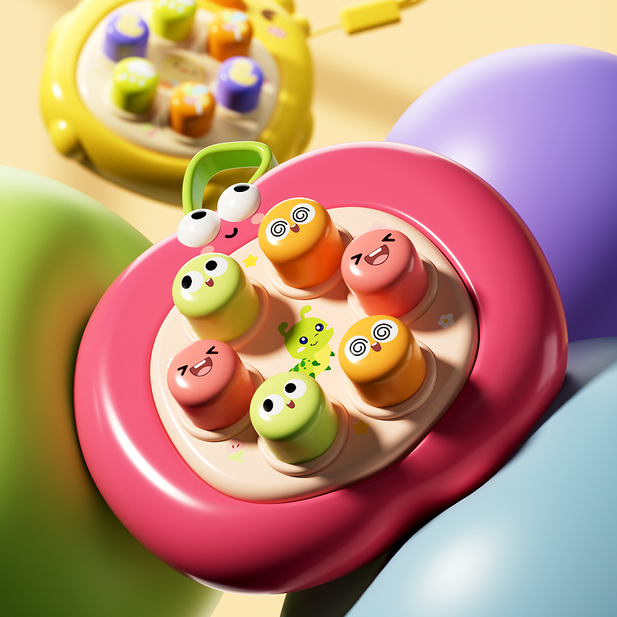 Mini draagbare vloermuis voor kinderen, stressverlichtend puzzelspeelgoed in zak