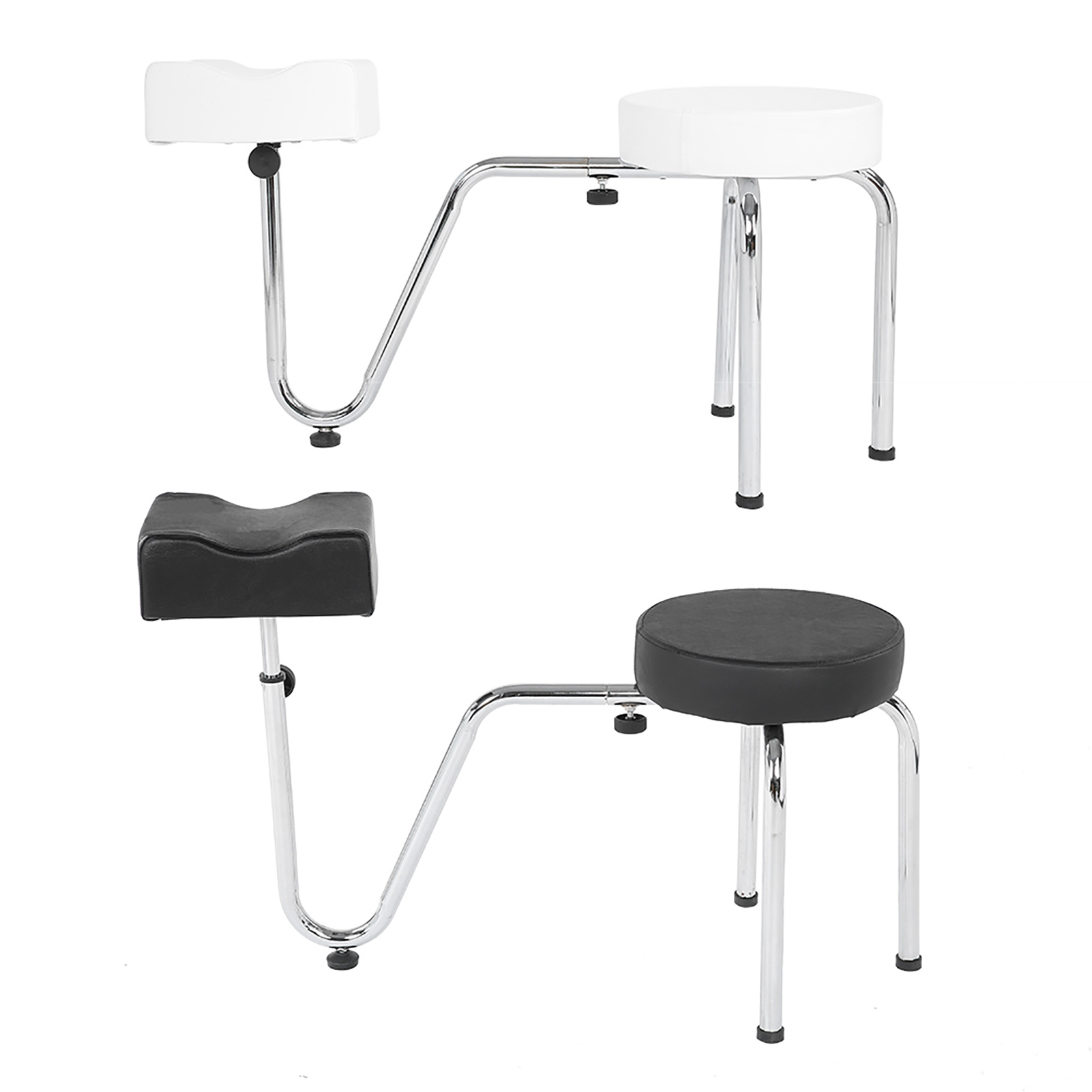 2 Farben verstellbar PU-Leder Tattoo Bein Armlehne Pad Pediküre Fußhocker Stuhl verstellbarer Fußhocker Pediküre Fußhocker