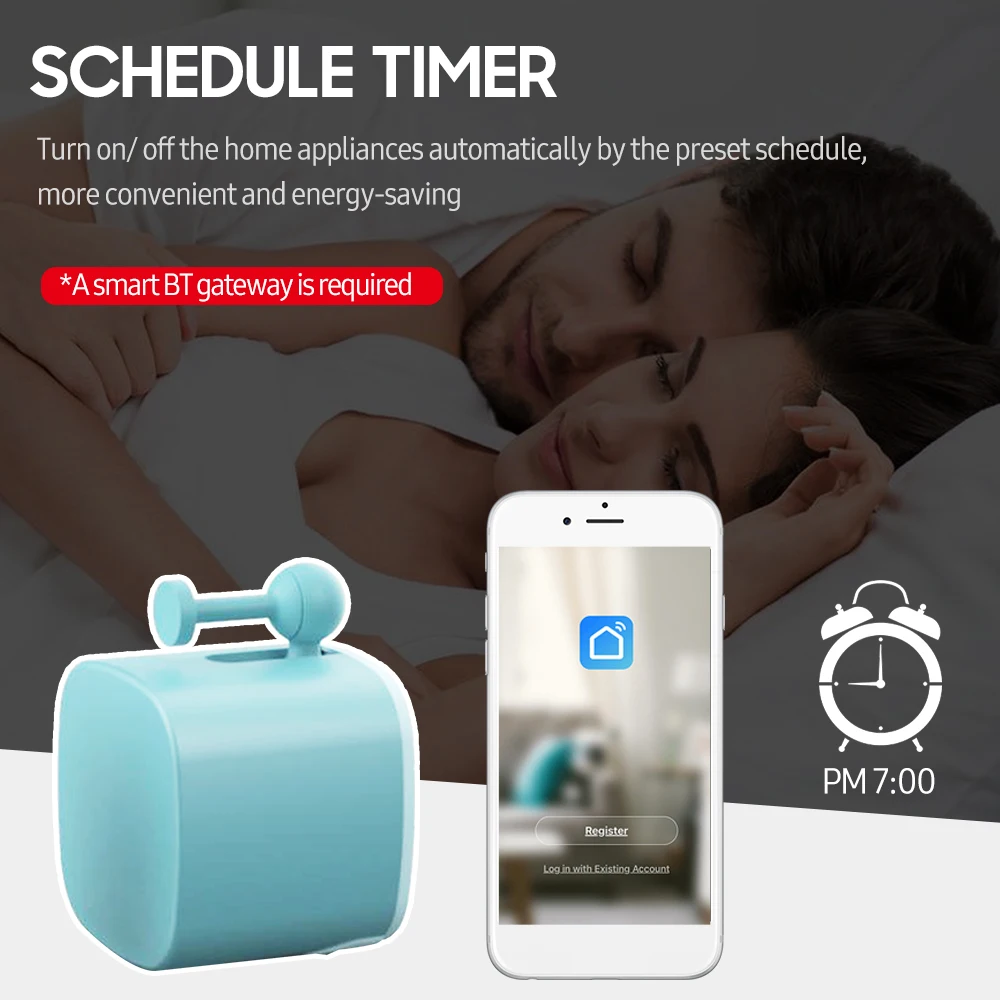 Tuya Smart Bluetooth Taste Roboter APP Fernbedienung Schalter Timer Einstellung Physikalische Smart Home Automation Connect Gateway Option