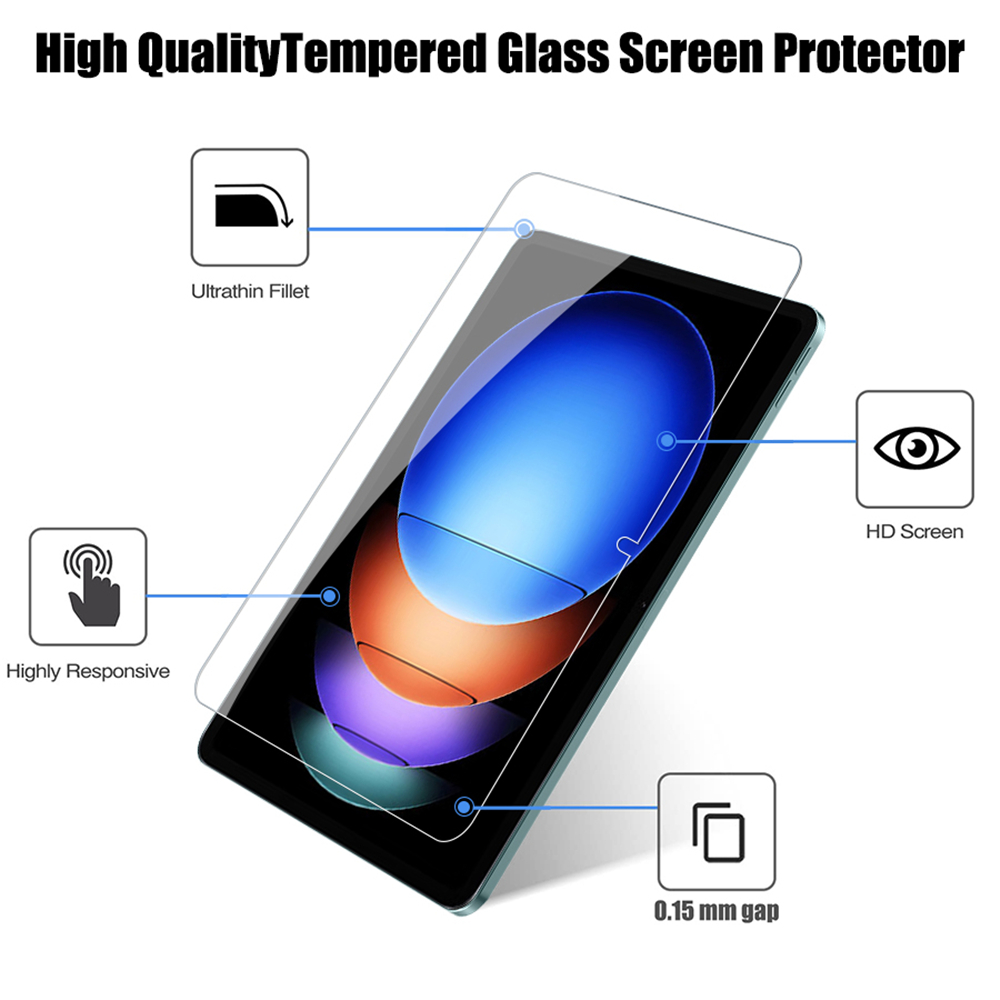 2 個スクリーンプロテクター強化ガラス xiaomi パッド 6s プロパッド 5 6 プロケースに優しい保護フィルムアクセサリー