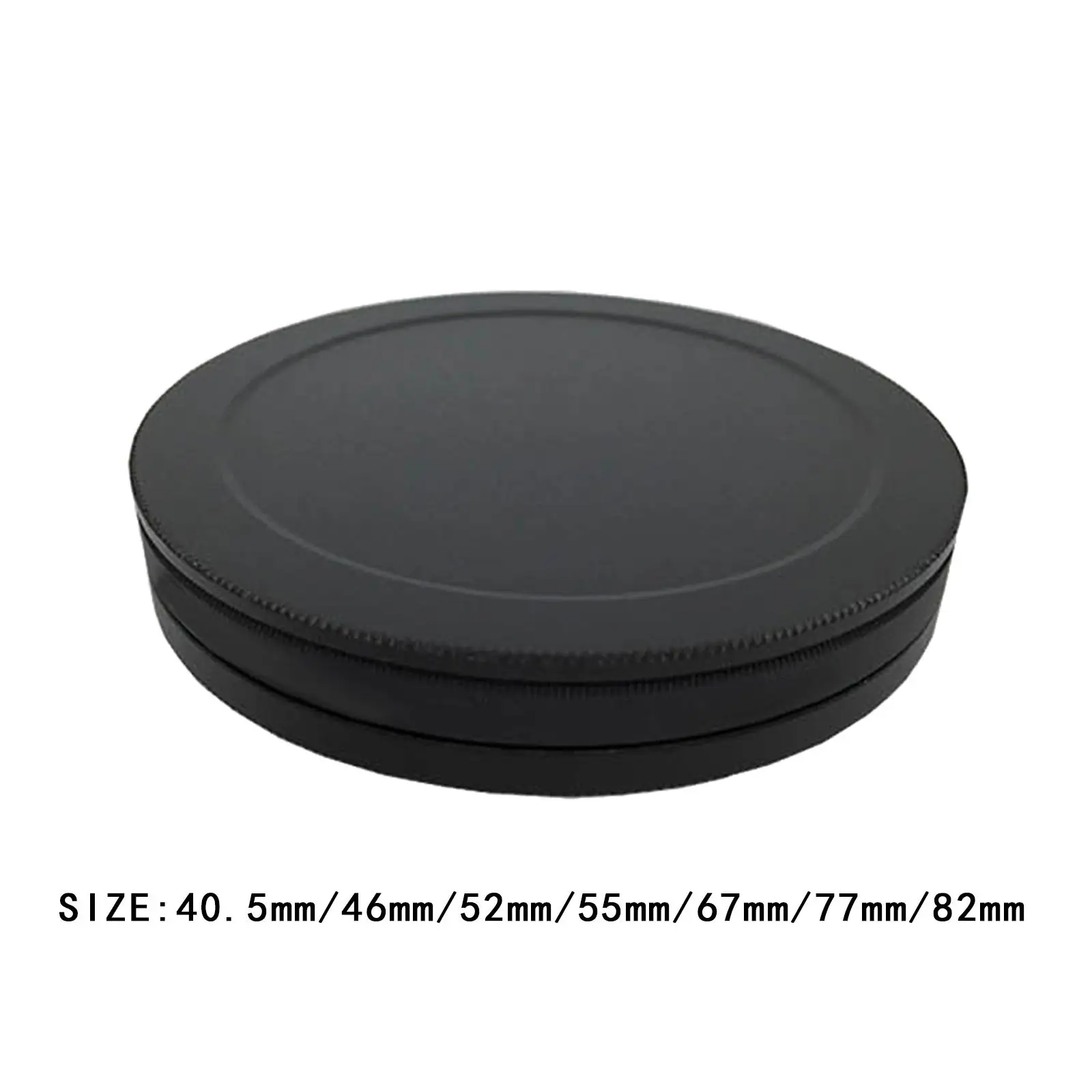 2x sekrup logam dalam lensa Filter Stack Caps Cpl ND Filter melindungi Kit hitam