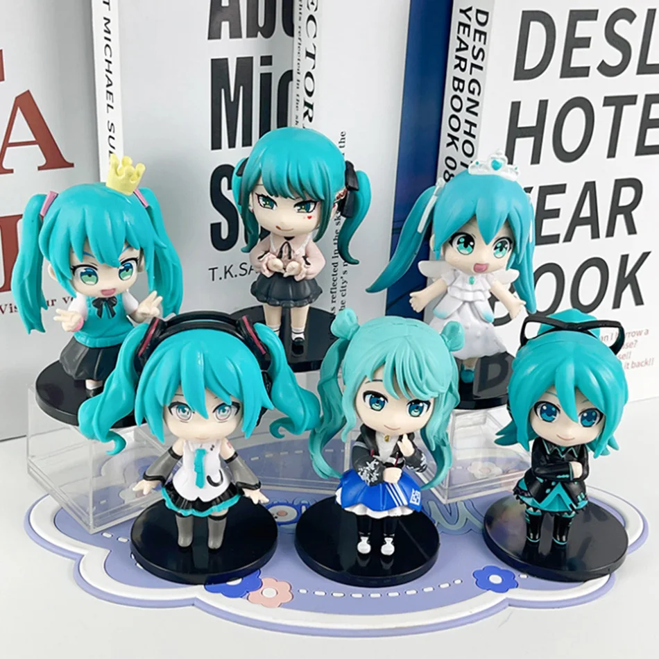 Nowa seria Hatsune Miku Q Version Cinnamoroll Piapro Pierwsza generacja Pudełko z niespodzianką Kolekcja zabawek dla dzieci Prezent urodzinowy