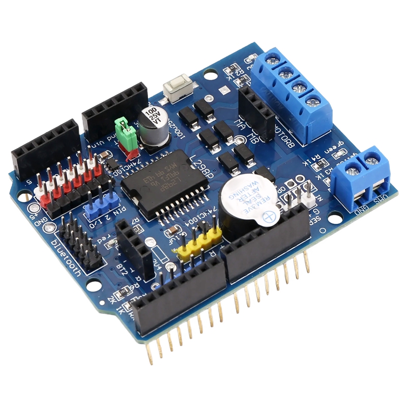 L298p DC-Motorantriebs platinen modul l298p Gleichstrom-Motorantriebs-Abschirm platinen modul 2a Dual-H-Bridge 2-Wege für Arduino Uno R3