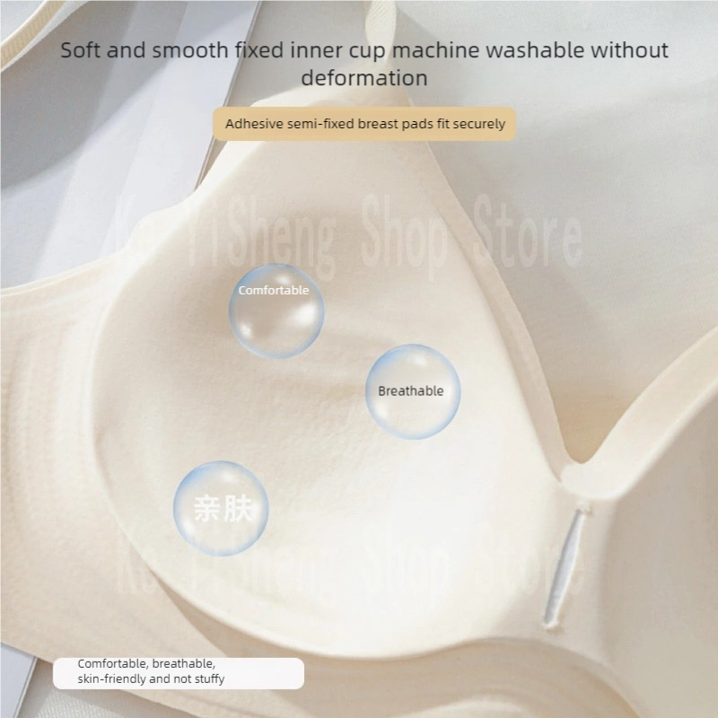 Reggiseno senza cuciture per seno piccolo Reggiseno push-up per seno piccolo da donna, comodo reggiseno per seno chiuso con supporto morbido e senza ferretto