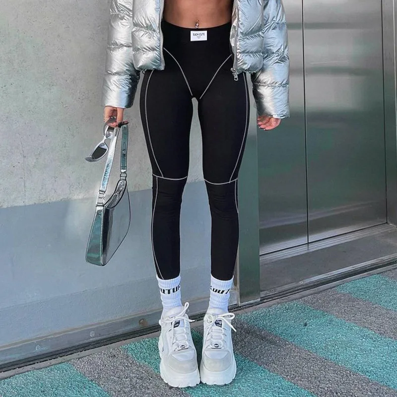 Женские узкие брюки для йоги, женские бесшовные полосатые повседневные эластичные леггинсы для женщин, спортивные комбинезоны для тренировок, одежда для спортзала и фитнеса