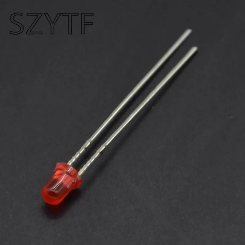 100ชิ้น/ล็อต3 Mm LED ไดโอดชุด3มม.แสง Warm สีขาวสีเขียวสีแดงสีฟ้าสีเหลืองสีส้มสีม่วง UV สีชมพู LED DIY