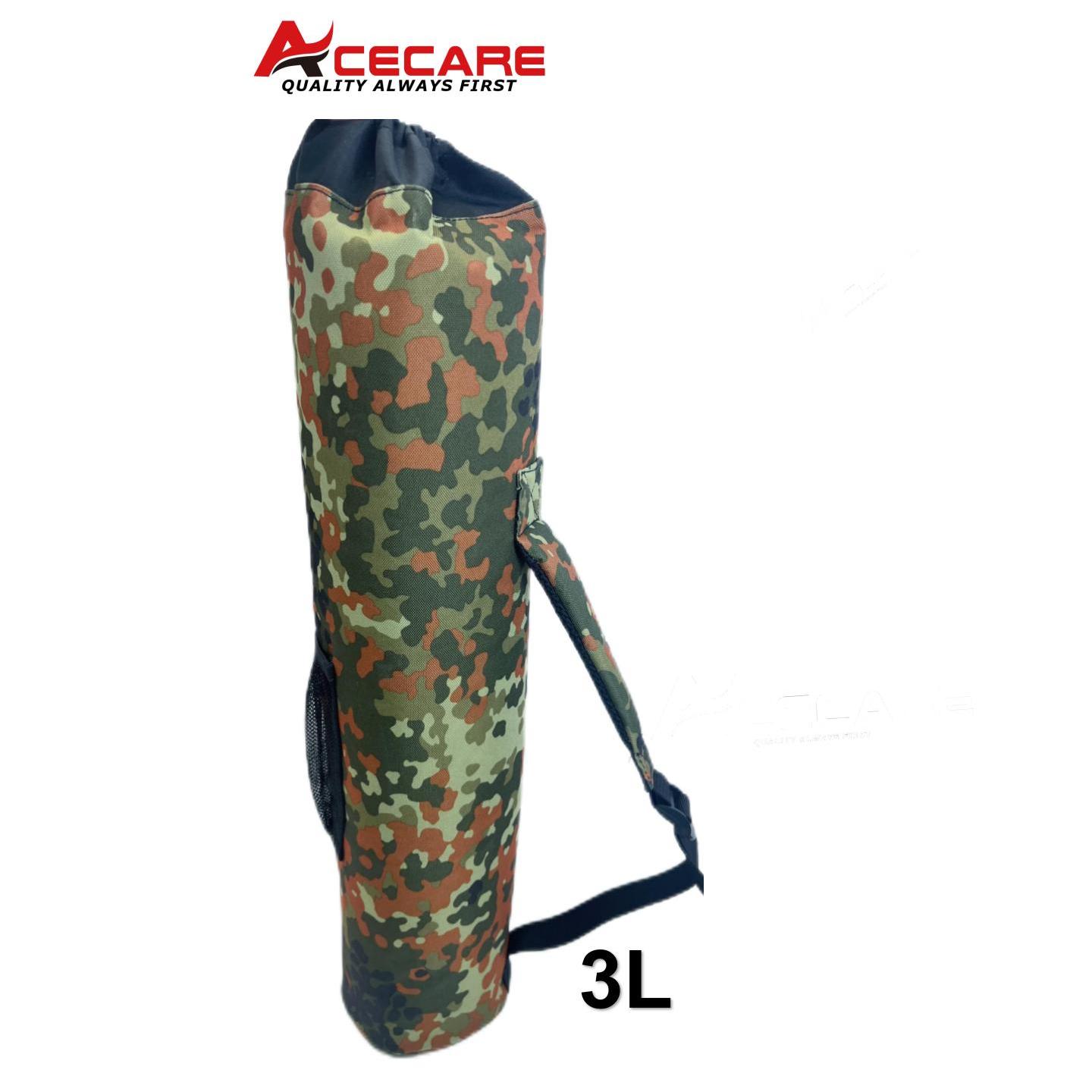 ACECARE Borsa zaino con cilindro in fibra di carbonio da 3 litri Custodia protettiva per serbatoio HPA compressa per immersioni subacquee