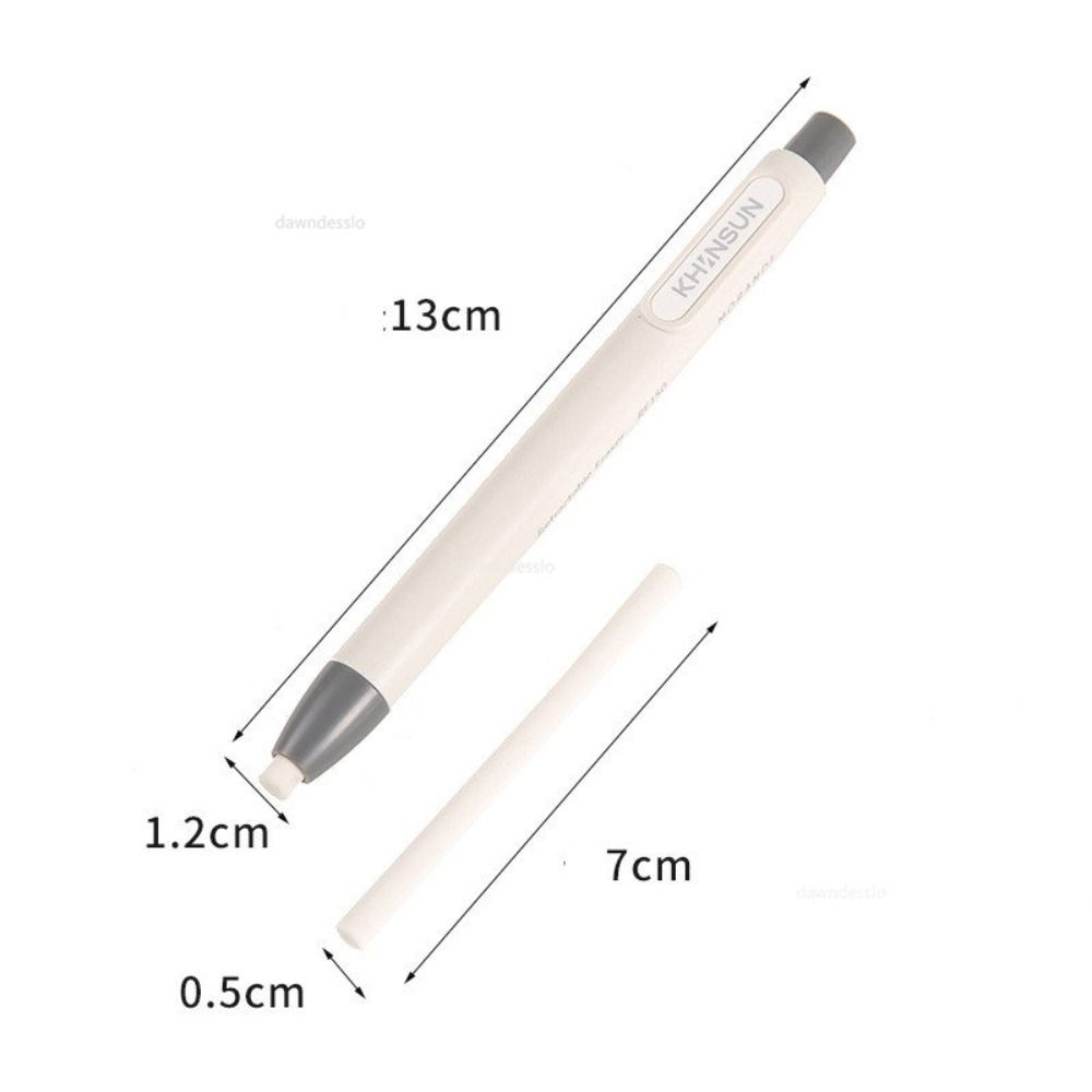 High Quality Replaceable Core Pencil Erasers Press Type Retractable Pencil Rubber Retractable Eraser Student