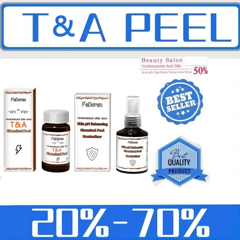30ml ácido glicólico exfoliante químico 70%/20% ácido exfoliante piel eliminar la piel exfoliación superforce cuidado de la piel