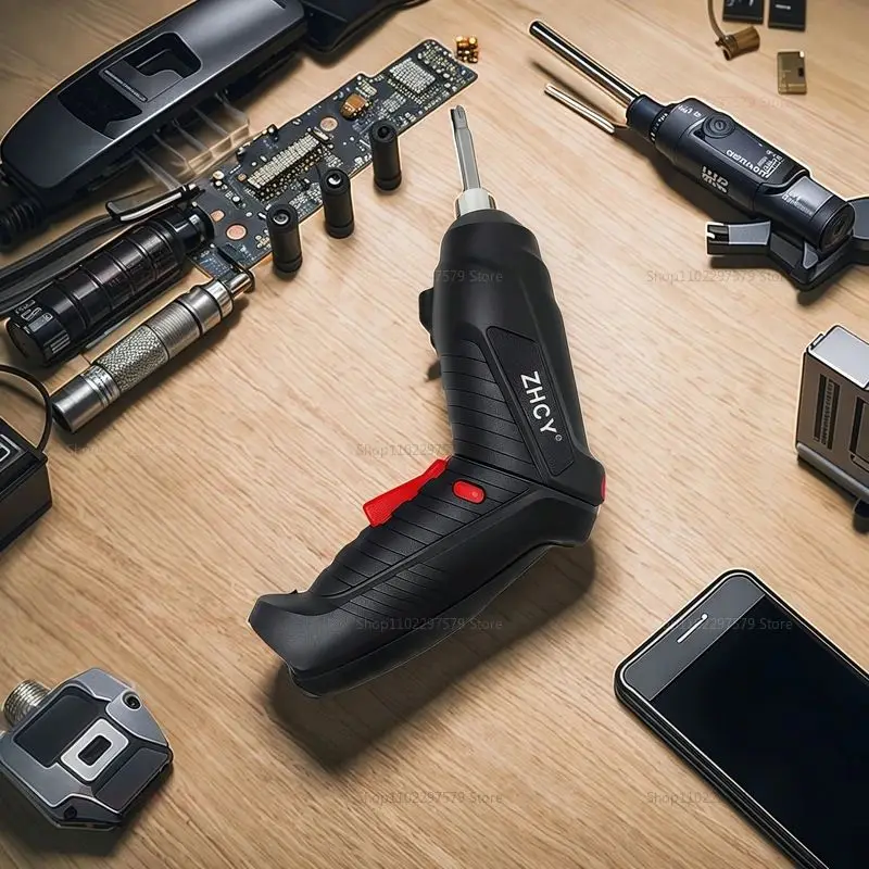 47pcs Rechargeable Electric Screwdriver Kit 3.6V Cordless Lithium Power Tool Set 1800mAh Battery Powered Portable Cordless
