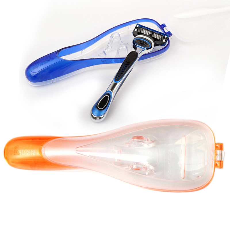 1PCS Portable Men's Razor Blades Holder Box Portable Travel Shaver Holder Box Case Shaving Machine Razor Holder