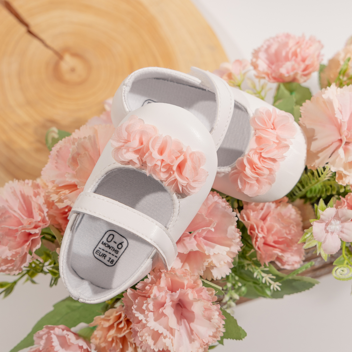 Zapatos de princesa para niña recién nacida, zapatos de frijol de fondo plano con pajarita, zapatos informales suaves con moño poco profundo, 0 a 18M