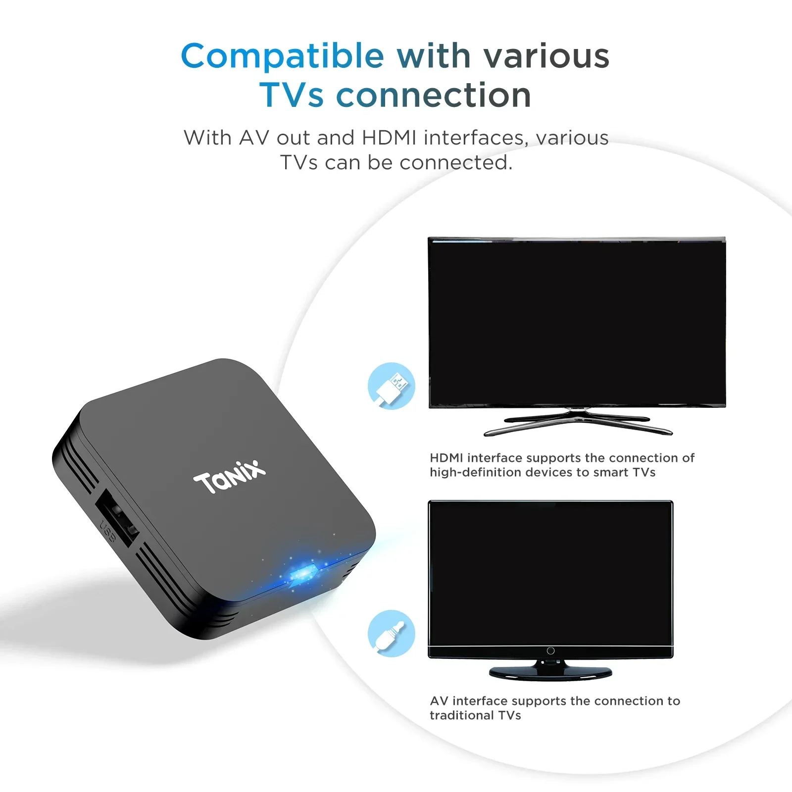 Tanix TX1 Allwinner H313 Android 10 Smart Home Theater TV Box 4K HDR 2.4G Wifi 2GB16GB Youtube Smart Mini Media Player Conjunto Top Box