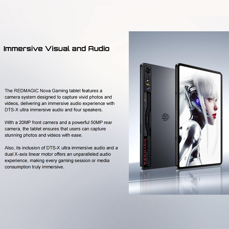 New Global version Redmagic Nova Gaming Tablet 10.9" Snapdragon 8 Gen 3 Leading Version 10100mAh 50MP Don't include the Charger