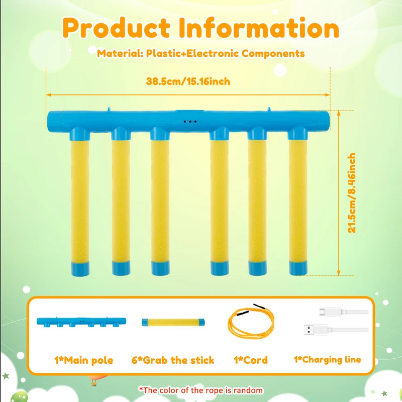 Reaction Reflex Challenge Game Catching Falling Sticks Hand Eye Coordination Skill Game for Adults Kids Family Party