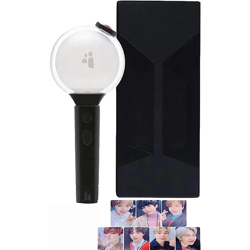 Ver.4 Lightstick SE Mapa del alma Ejército Edición especial Lámpara de concierto con Bluetooth con tarjetas fotográficas de regalo