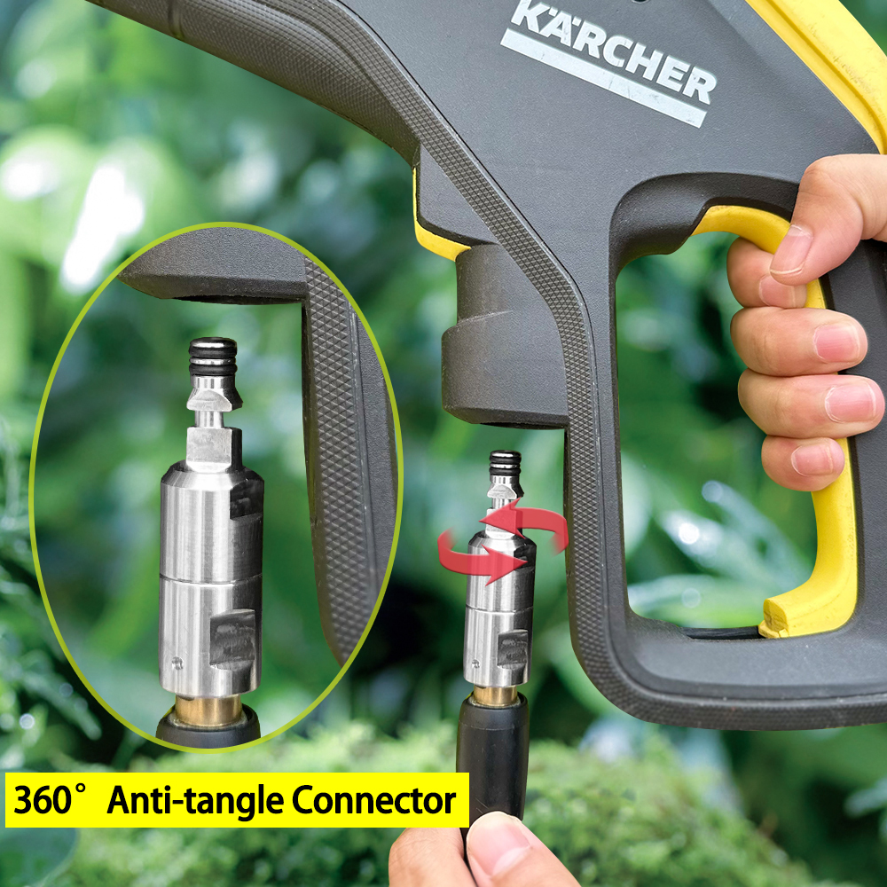 Anti Tangle Adapter Quick Connection High Pressure Water Gun Drain Pipe For Karcher Bosch Accessories High Pressure Washer