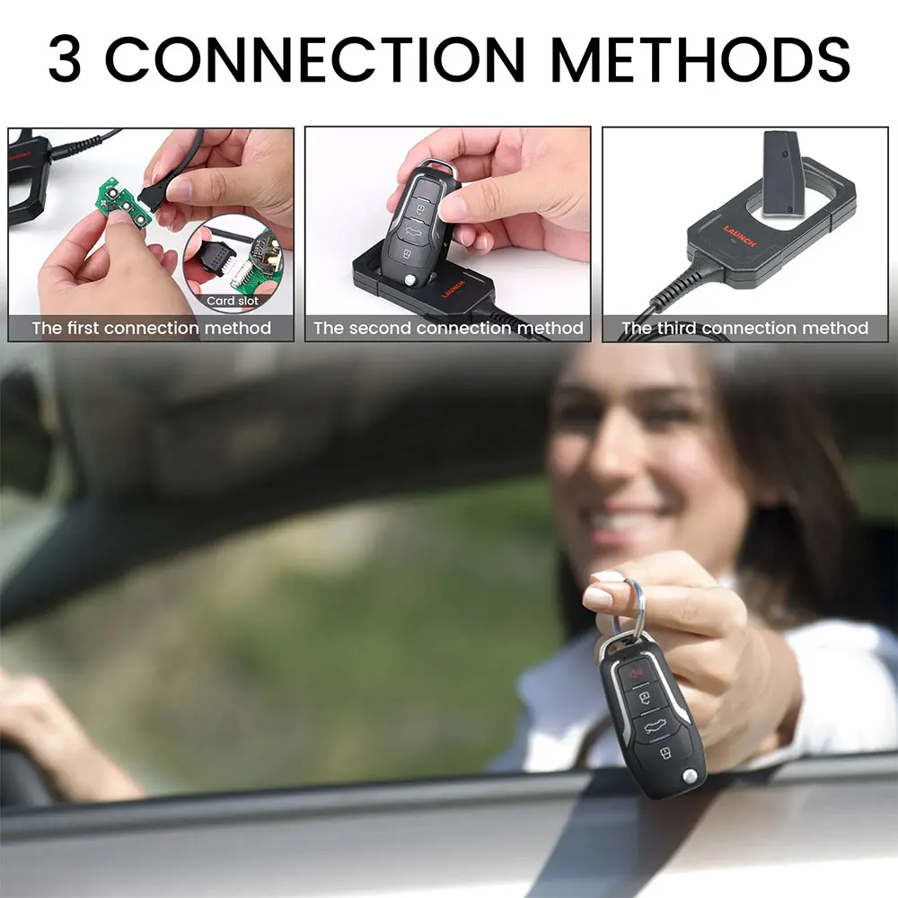 Lancering X431 Key Programmeur Remote Maker met Super Chip 4 stuks Universele Afstandsbediening Smart Key voor X-431 IMMO Elite/IMMO Plus/PAD V